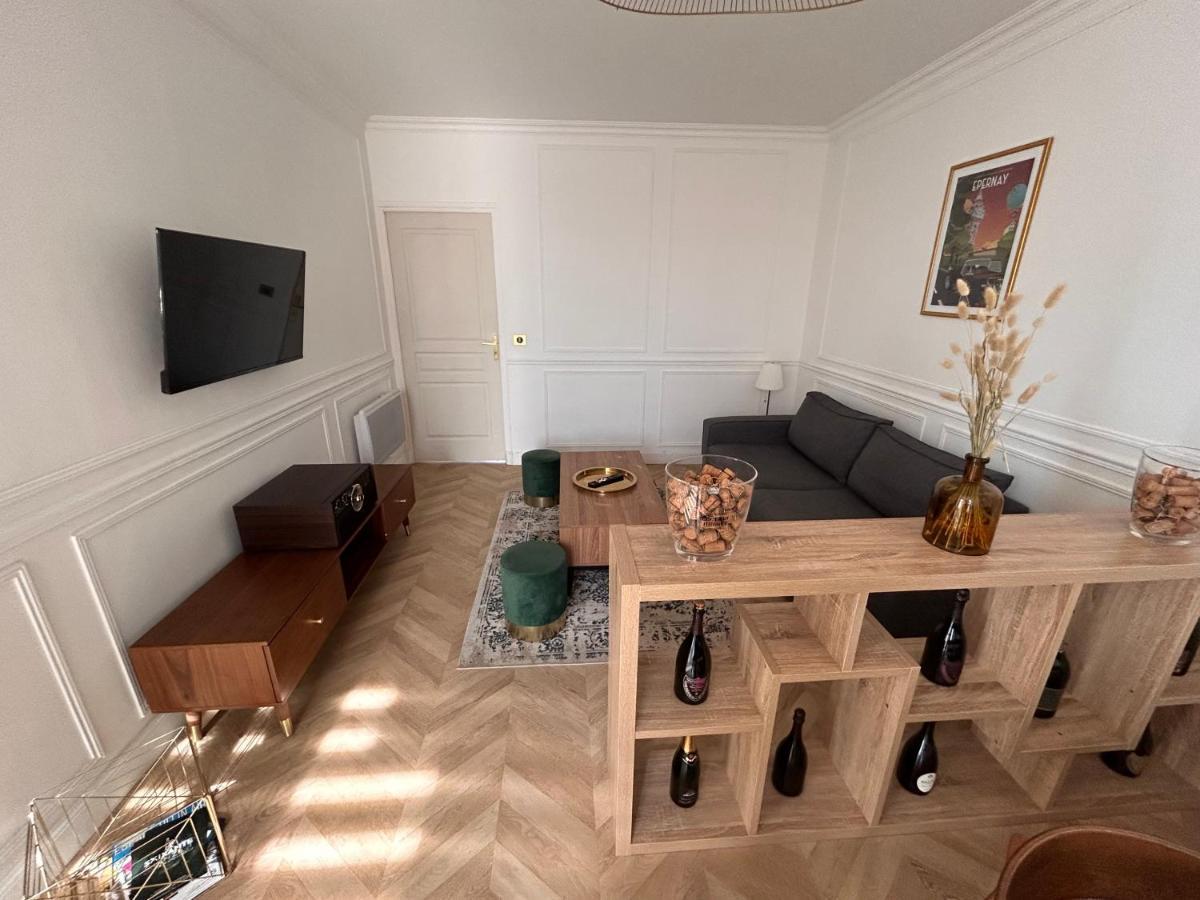 Bulle De Champagne : Petit Cocon En Plein Centre Daire Épernay Dış mekan fotoğraf